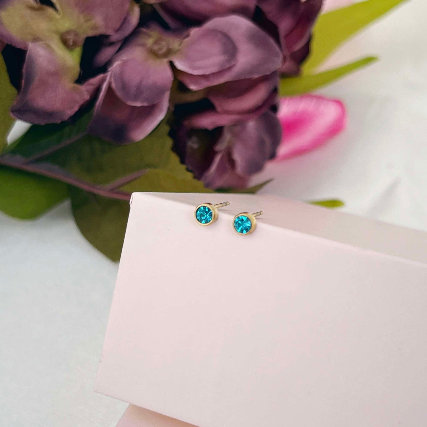 Birthstone Earrings - December