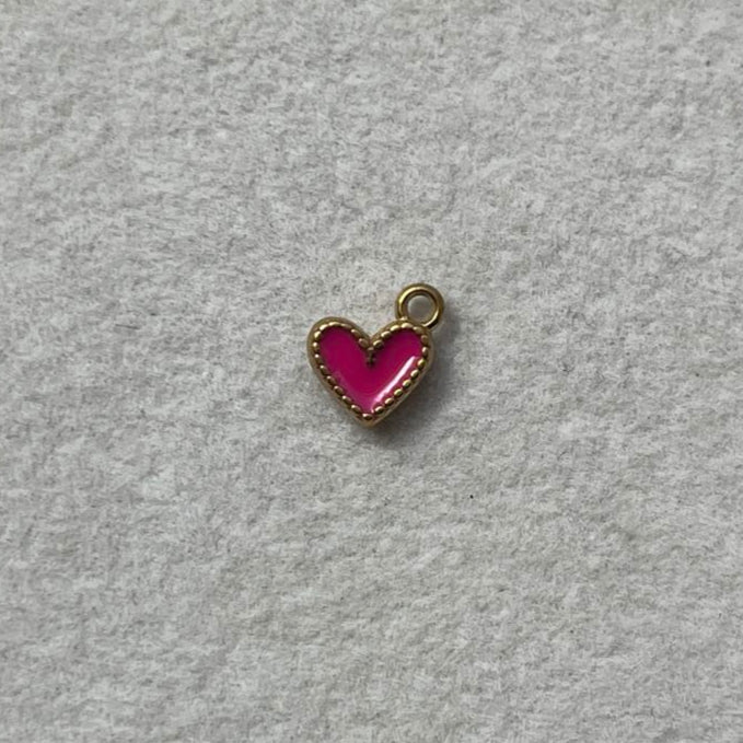 The Pink Heart Charm