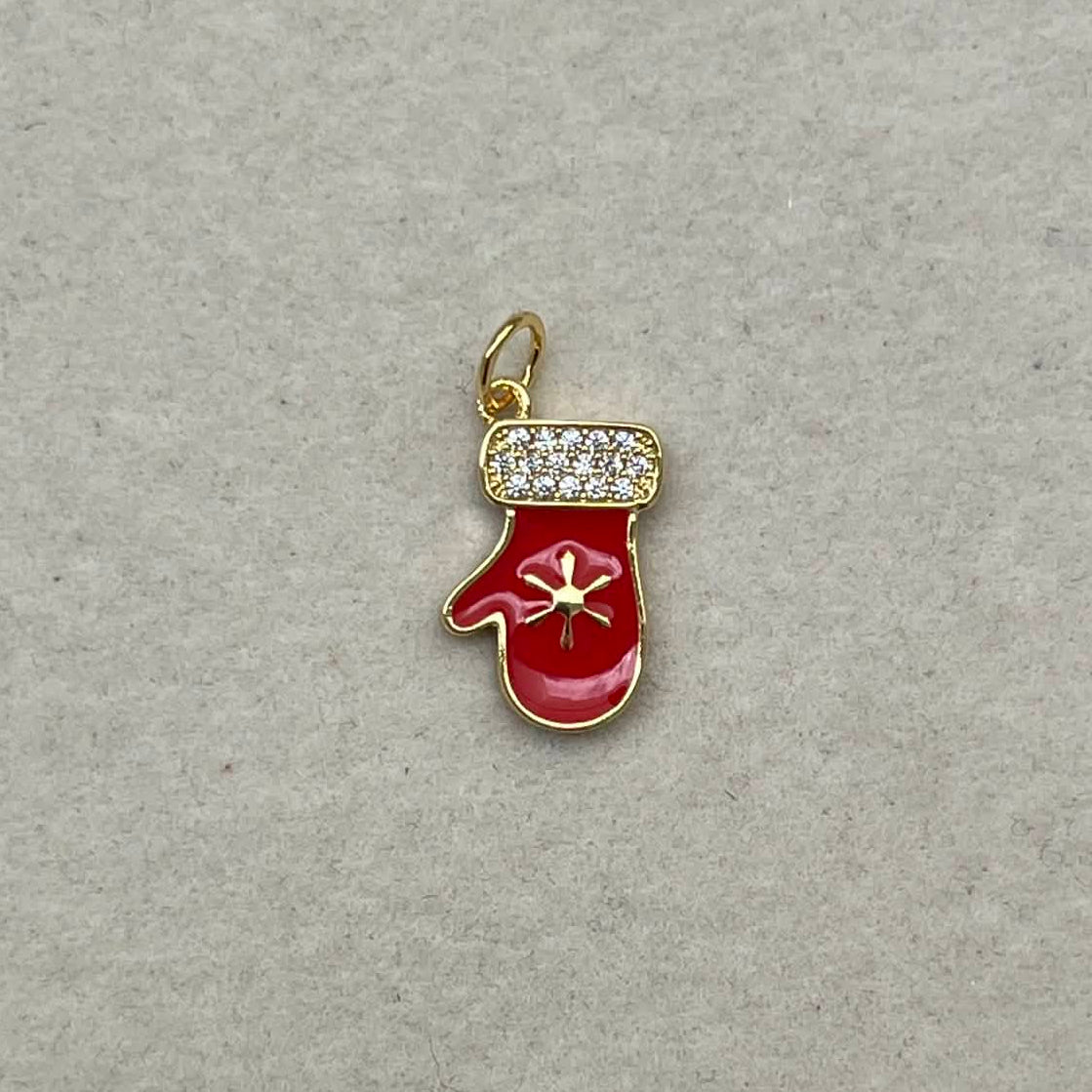 The Christmas Mittens Charm