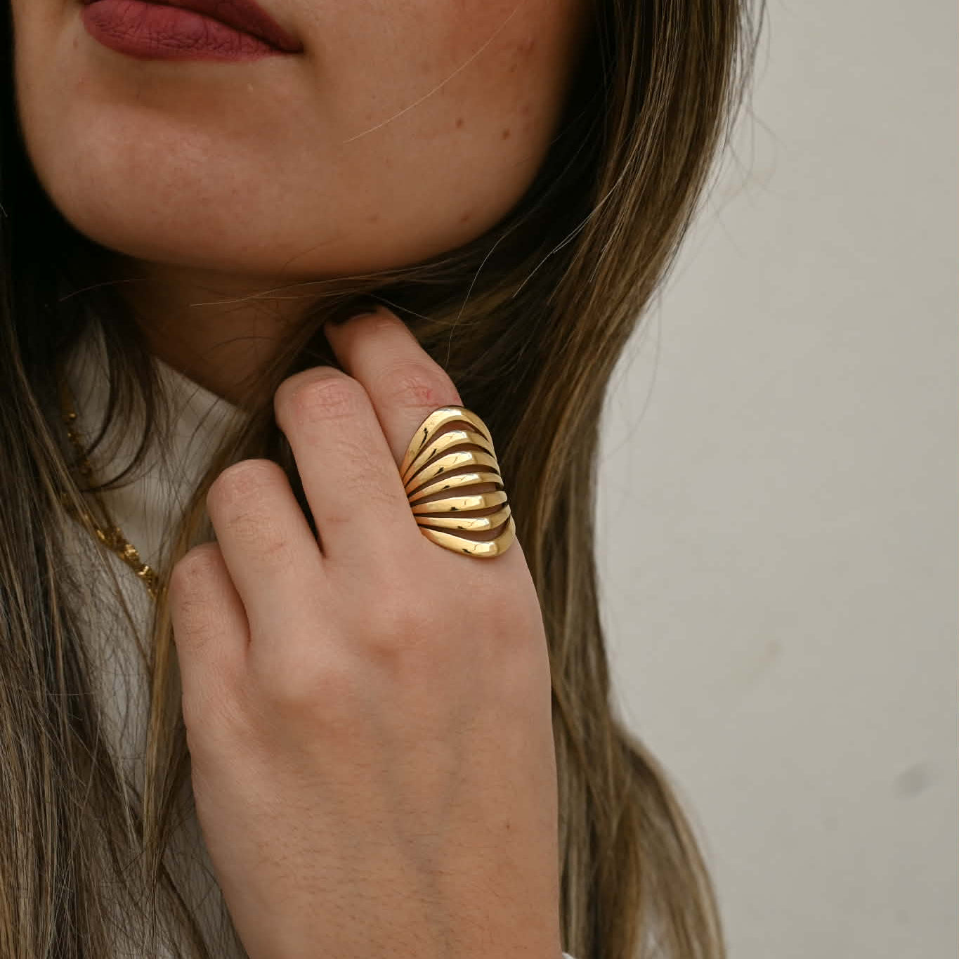 Wave Multi Layer Ring