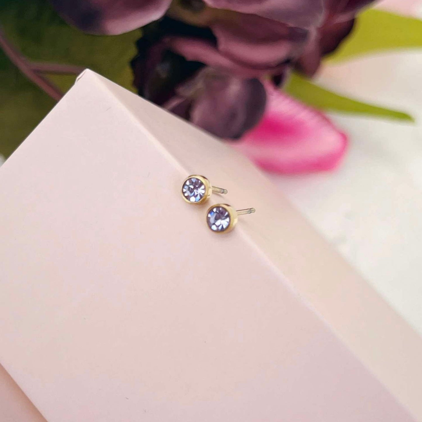 Birthstone Earrings - February