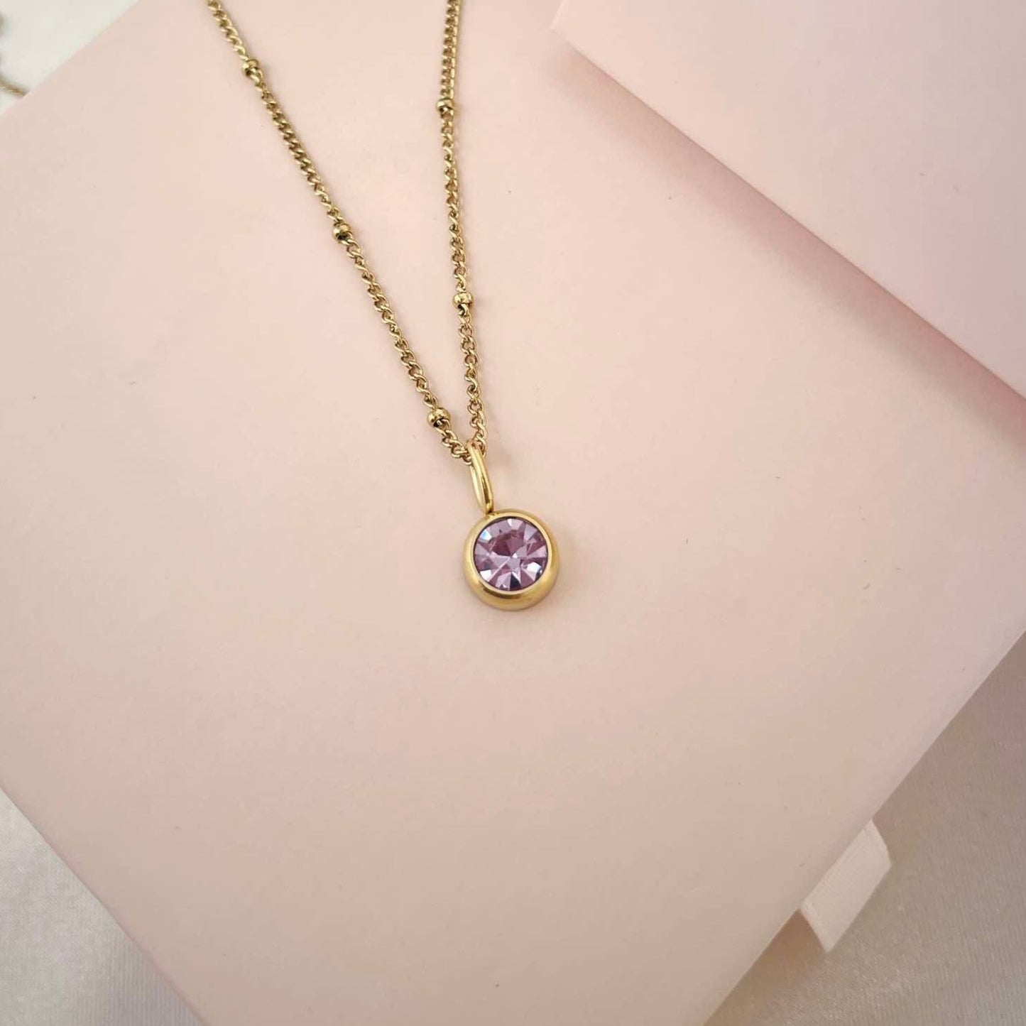 Birthstone Necklace - February