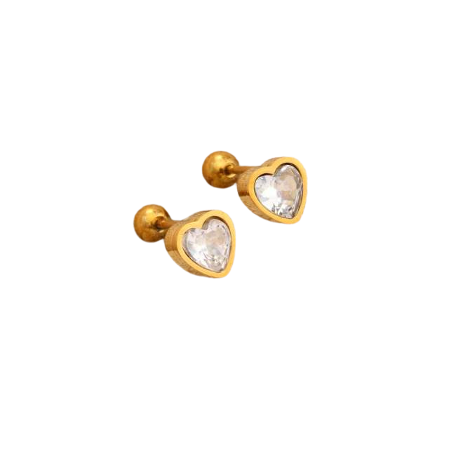 White Heart Piercing