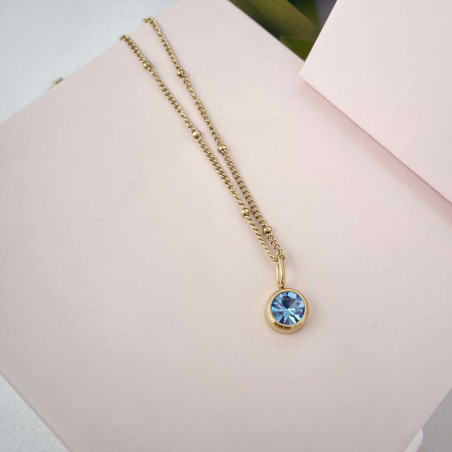 Birthstone Necklace - March