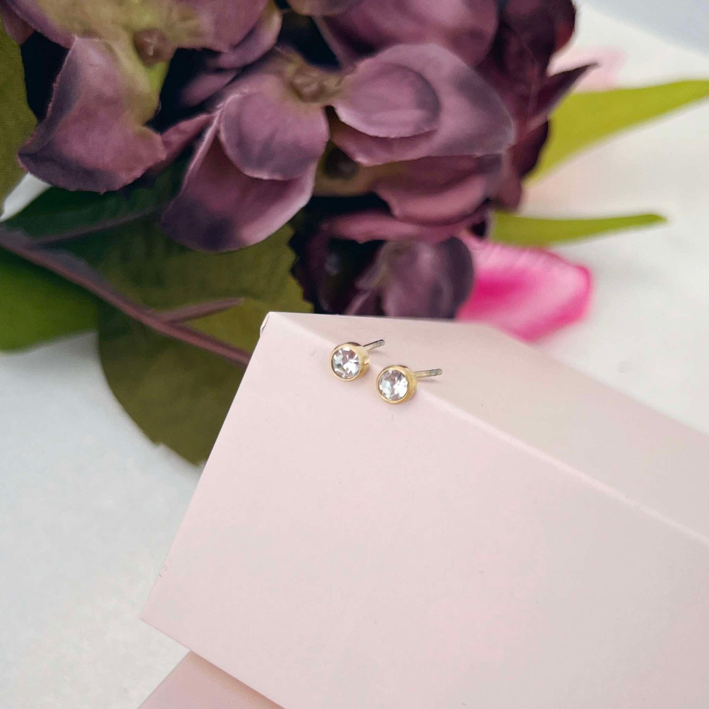 Birthstone Earrings - April