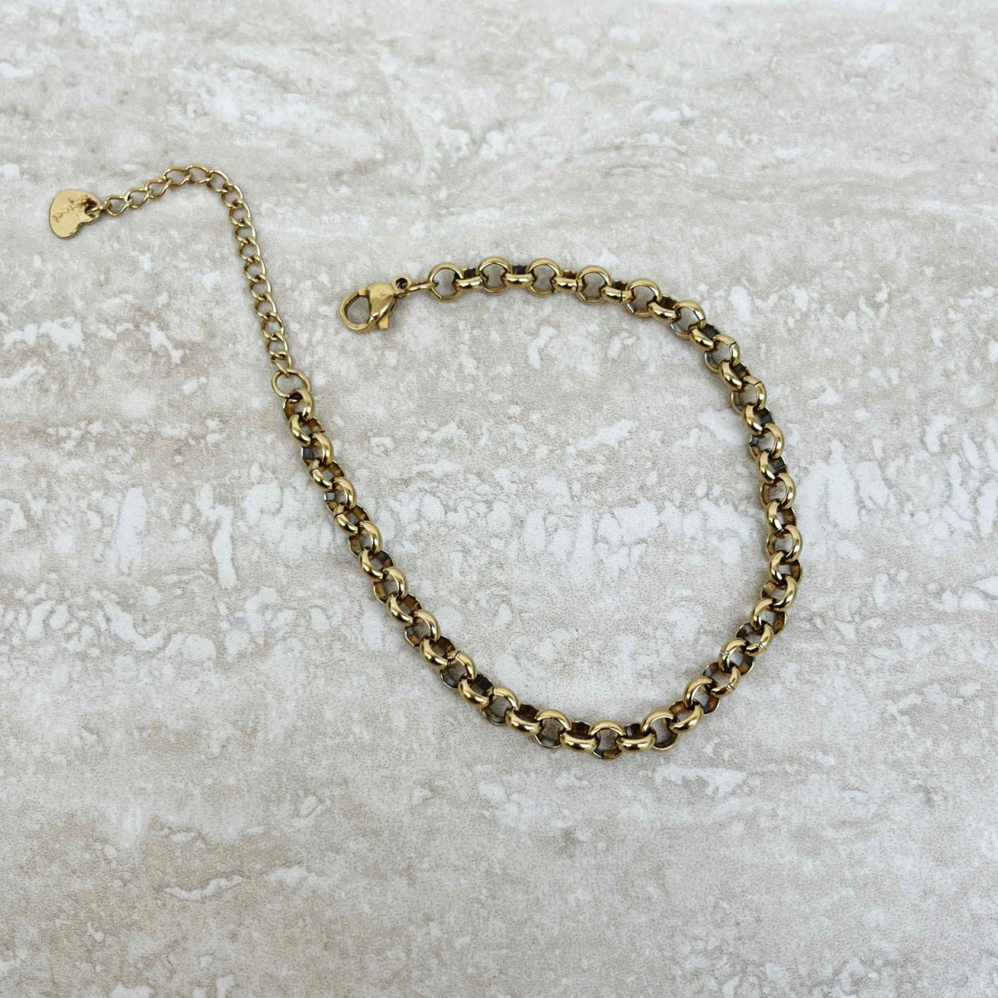 Rolo Chain Bracelet - Charm Base