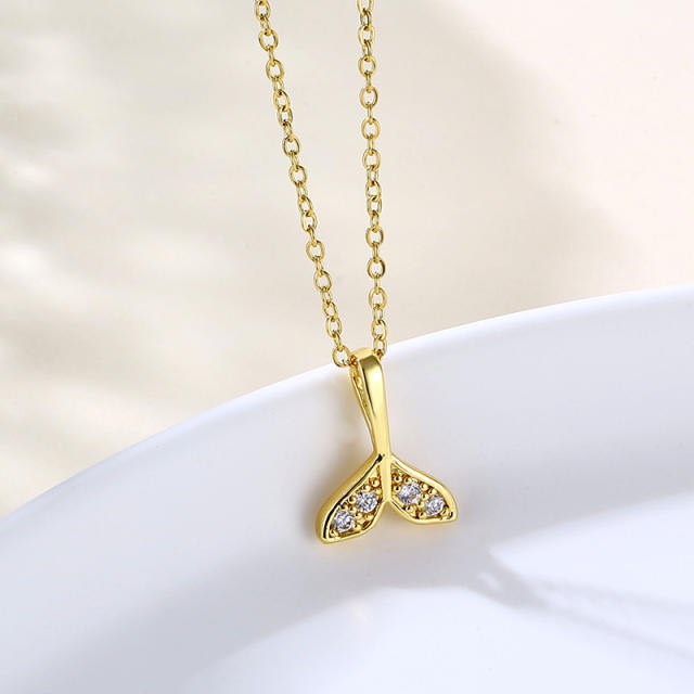 Fish Tail Character Pendant Charm