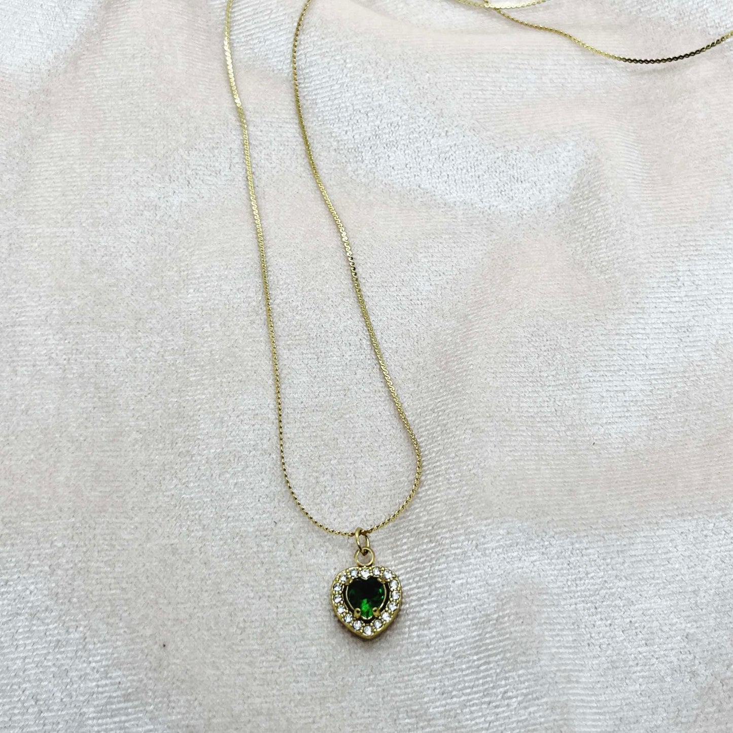 Vintage Glam Necklace - Heart