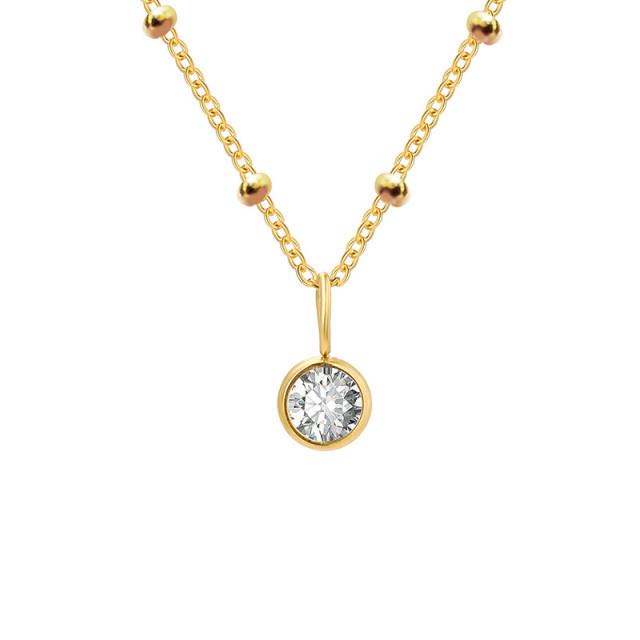 Birthstone Necklace - April