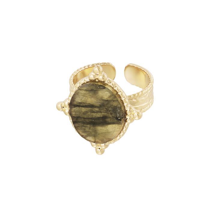 Olive Stone Ring