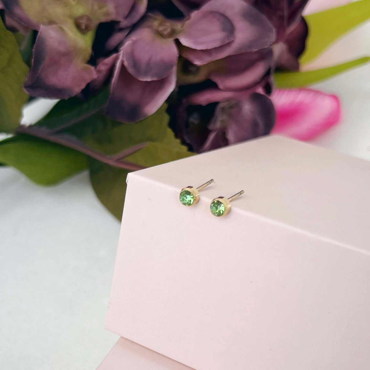 Birthstone Earrings - August