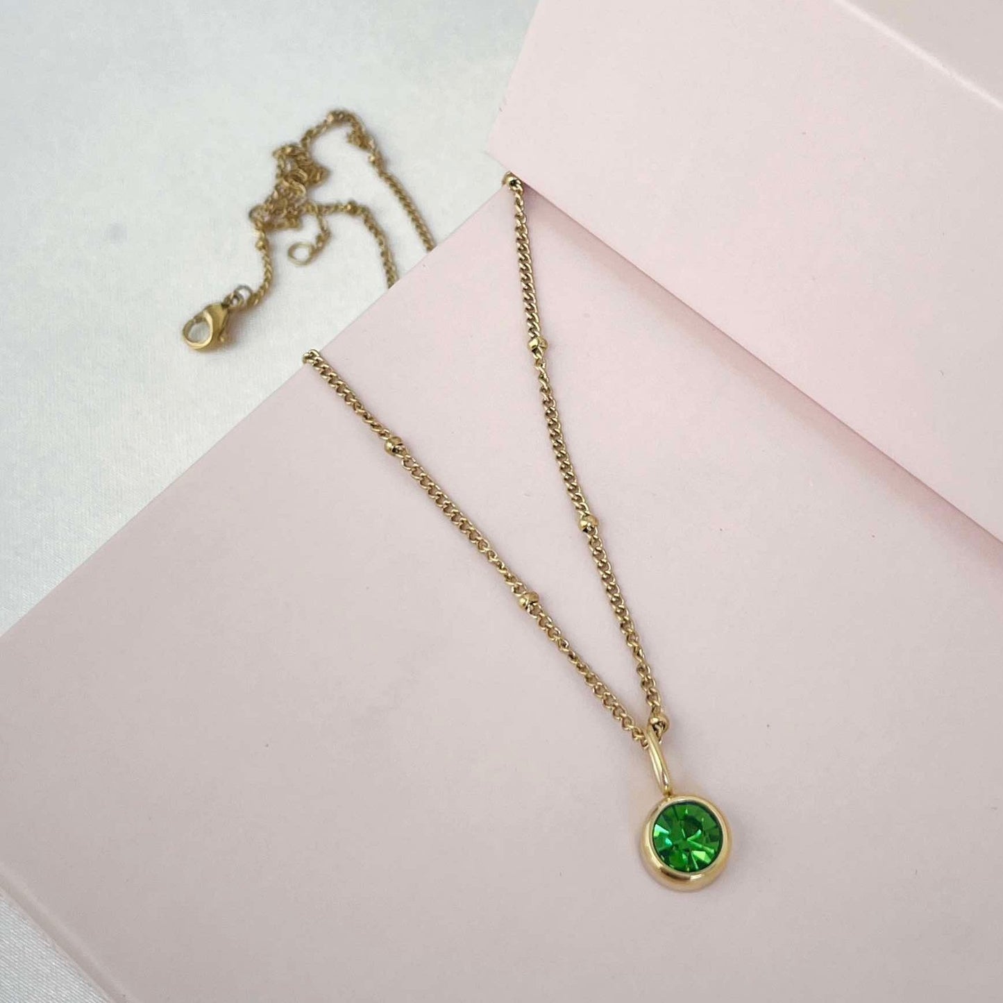 Birthstone Necklace - August