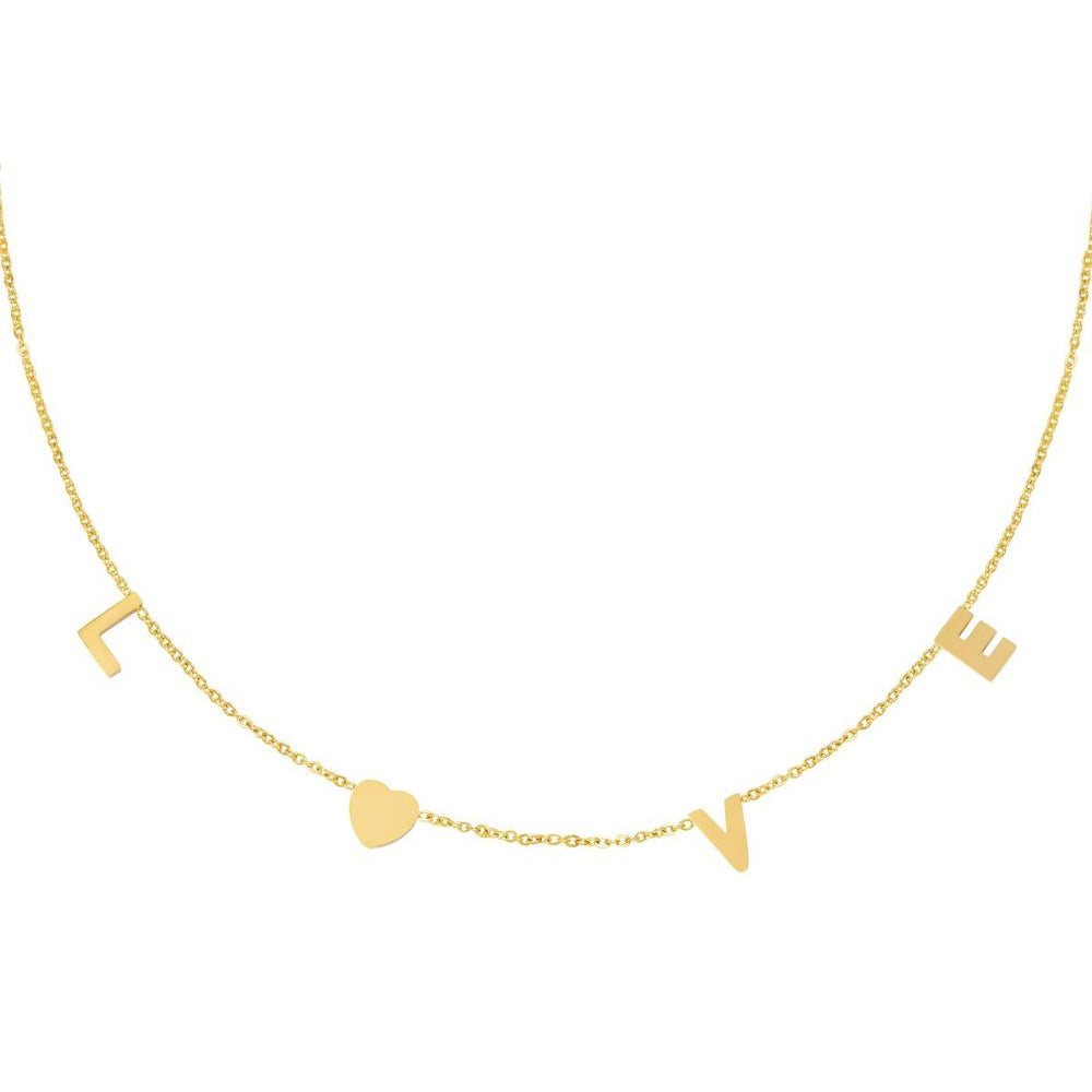 LOVE Gold Necklace