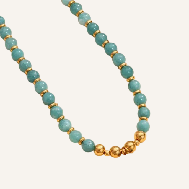 Blue Beaded Necklace