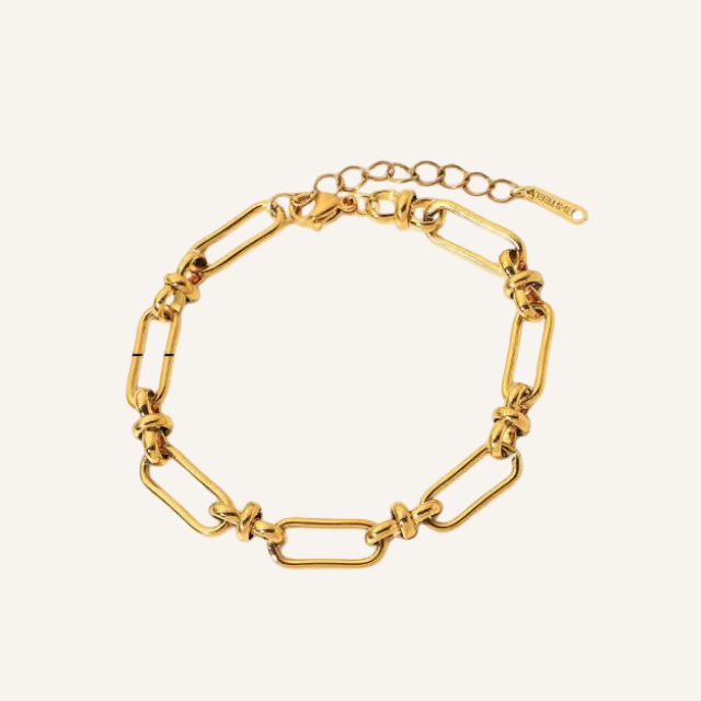 Chunky Paper Clip Bracelet
