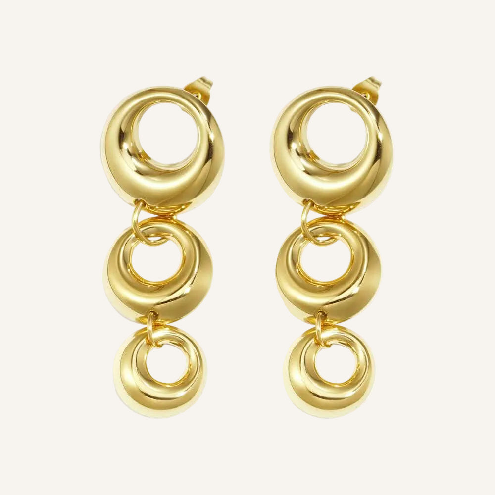 Circle Dangling Earrings