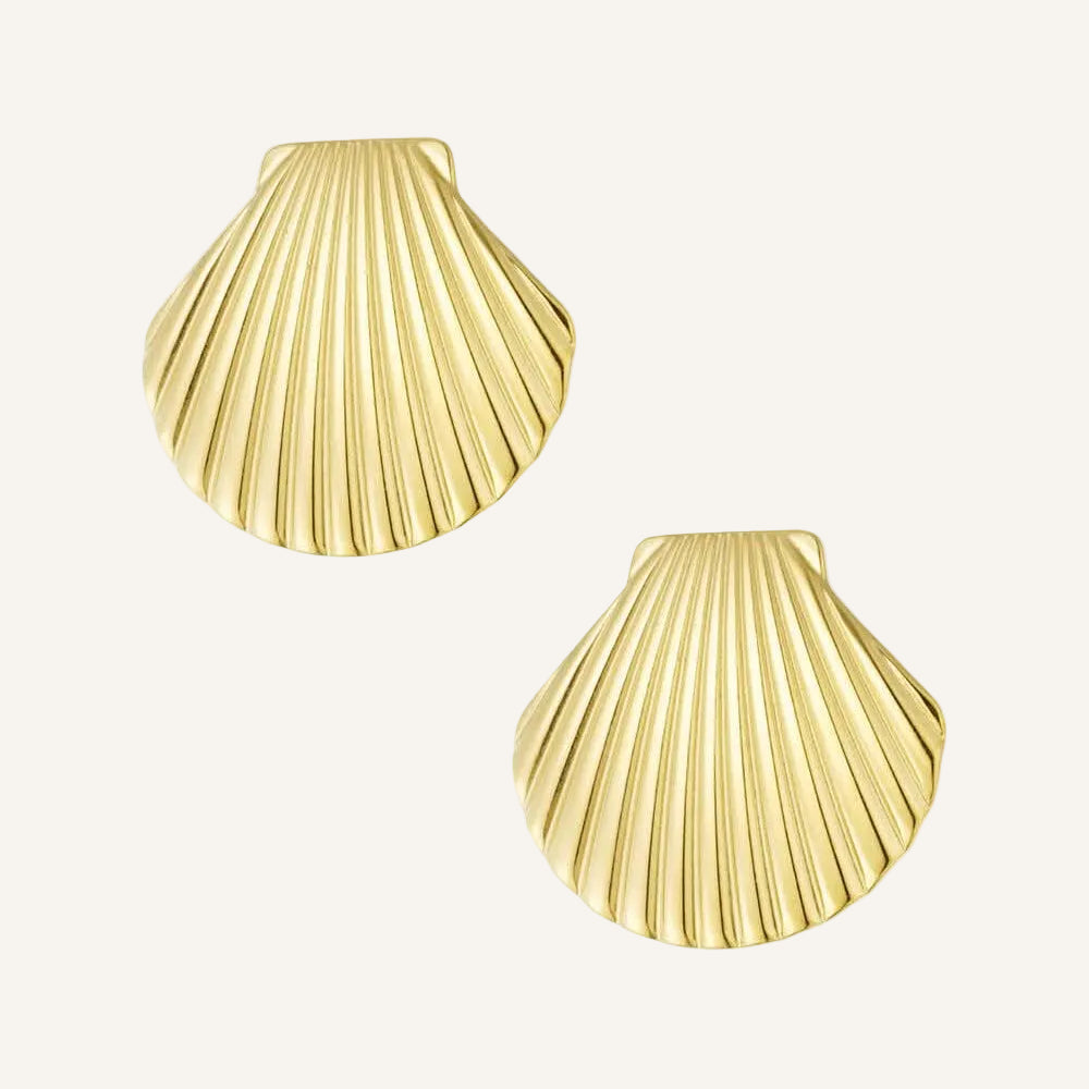 Chunky Shell Errings