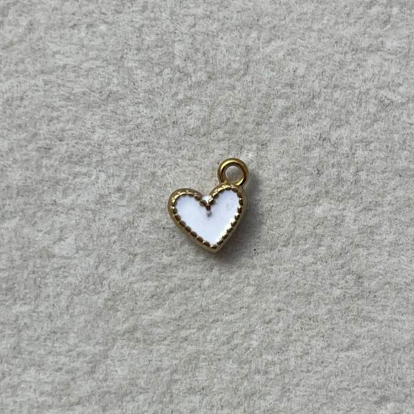 The White Heart Charm