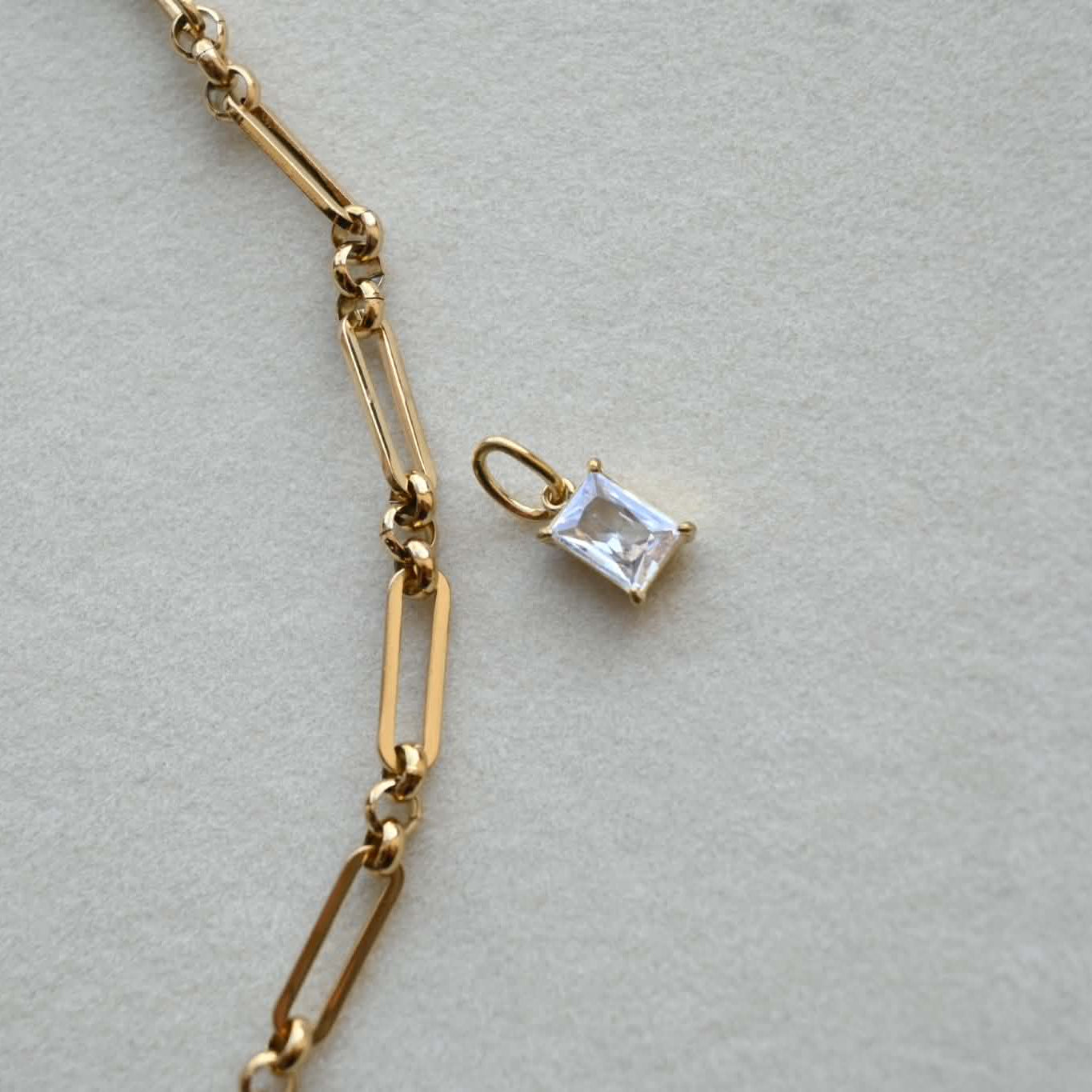 Birthstone Charm - April