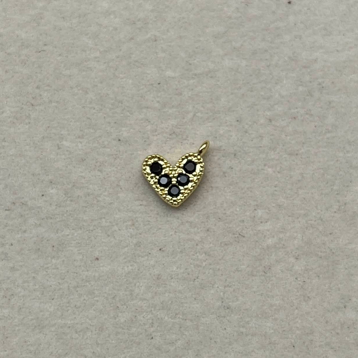 The Black Heart Charm