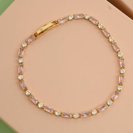 Sofia Pink Tennis Bracelet