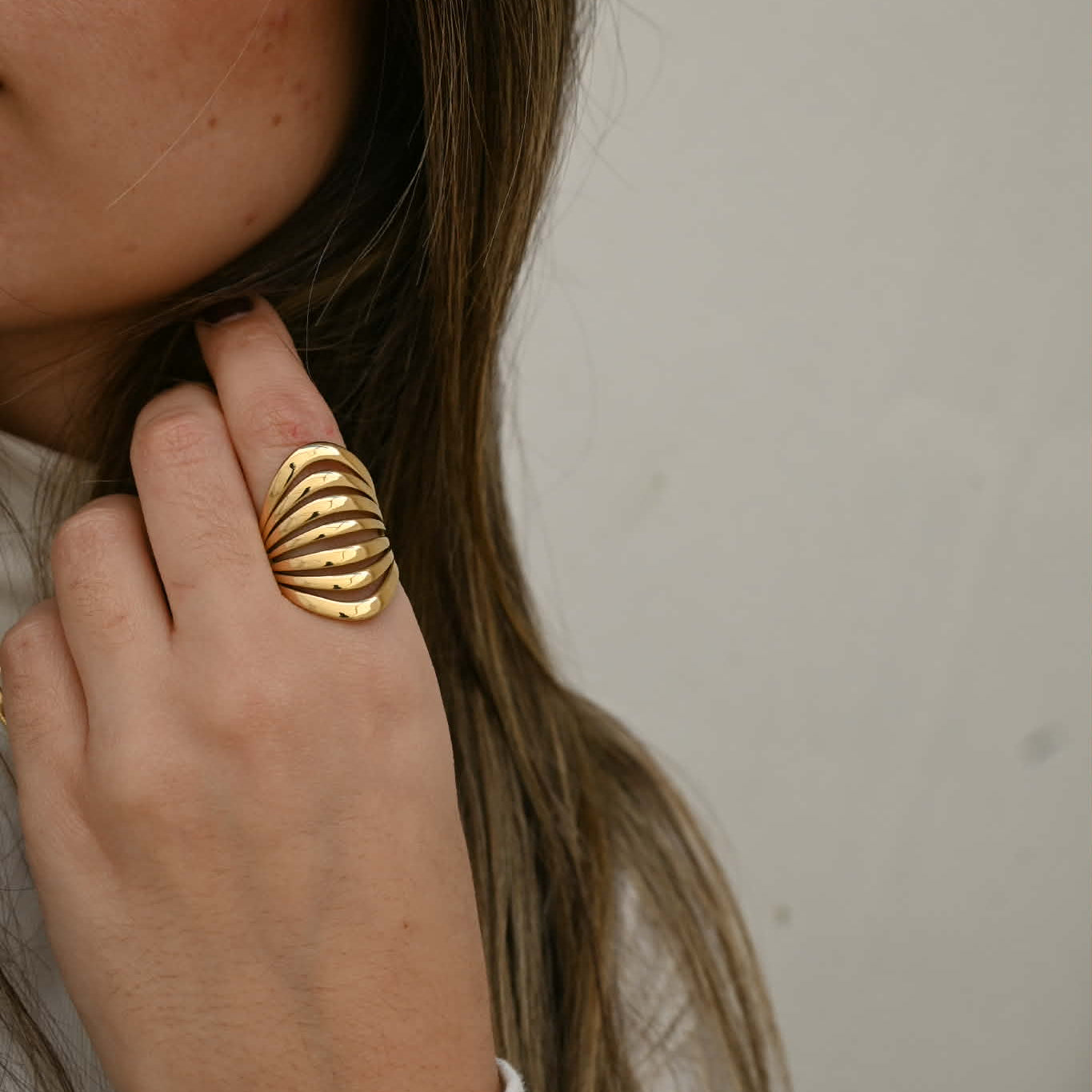 Wave Multi Layer Ring