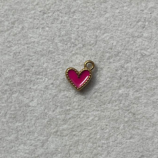 The Pink Heart Charm