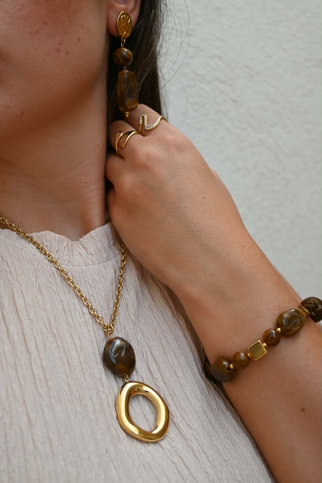 Toffee Drop Earrings