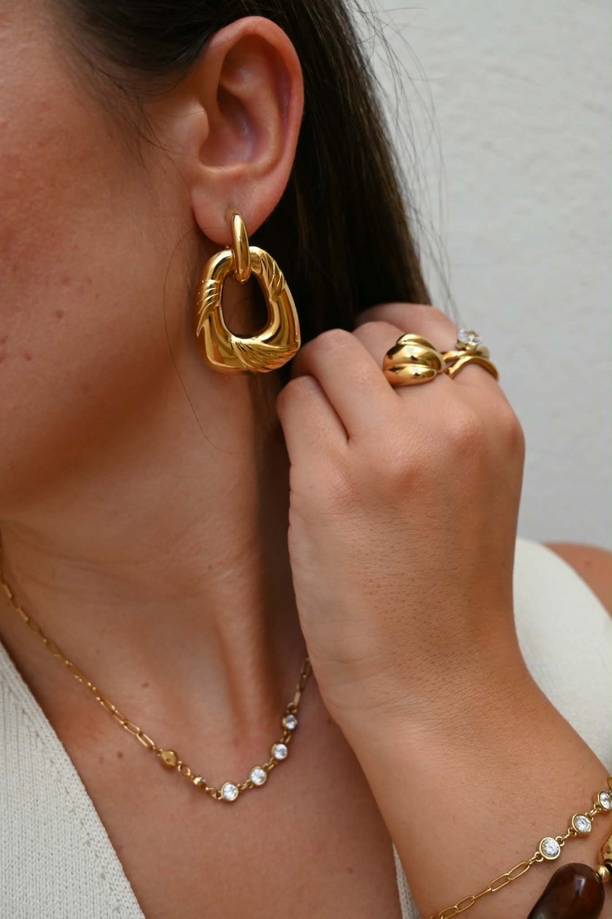 Vintage Fold Earrings