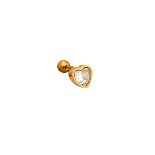 White Heart Piercing