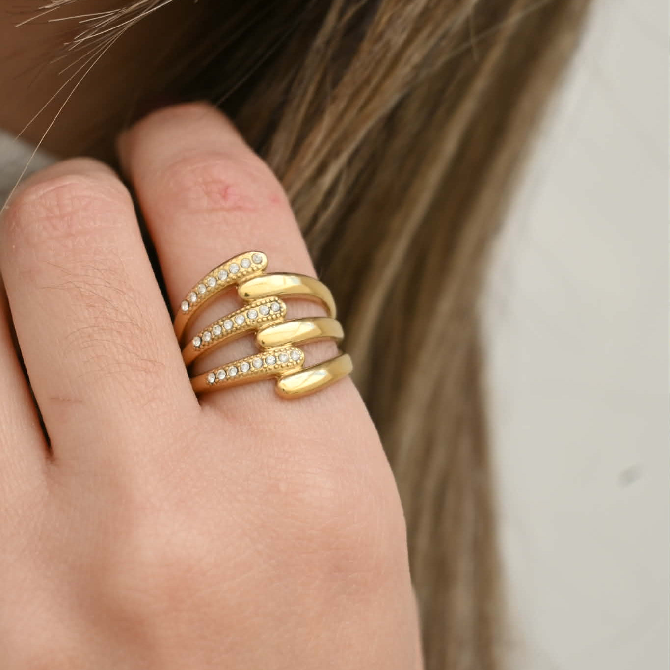 Lumi Multi Layer Ring