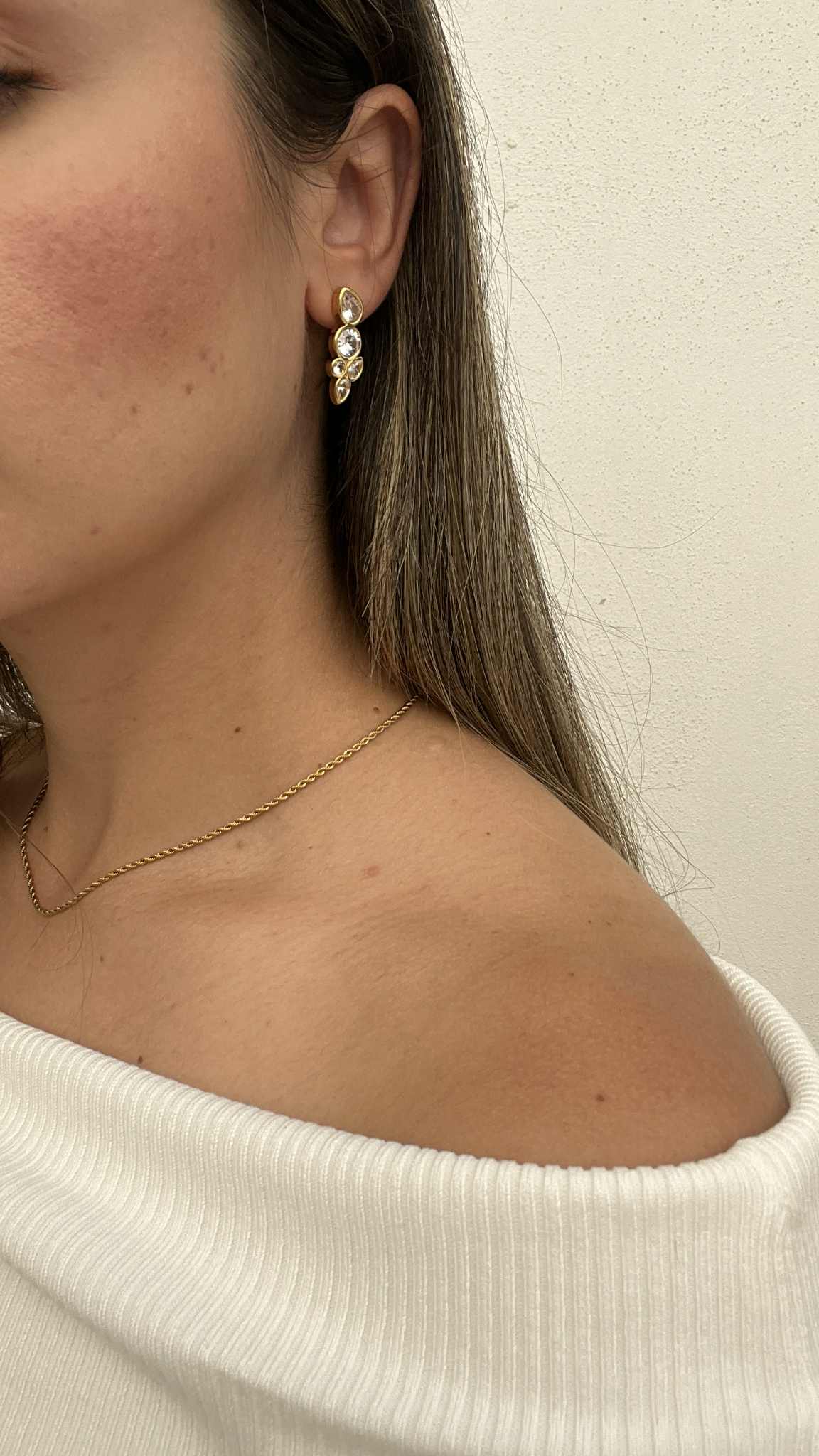 Glimmer Multi Crystal Earrings