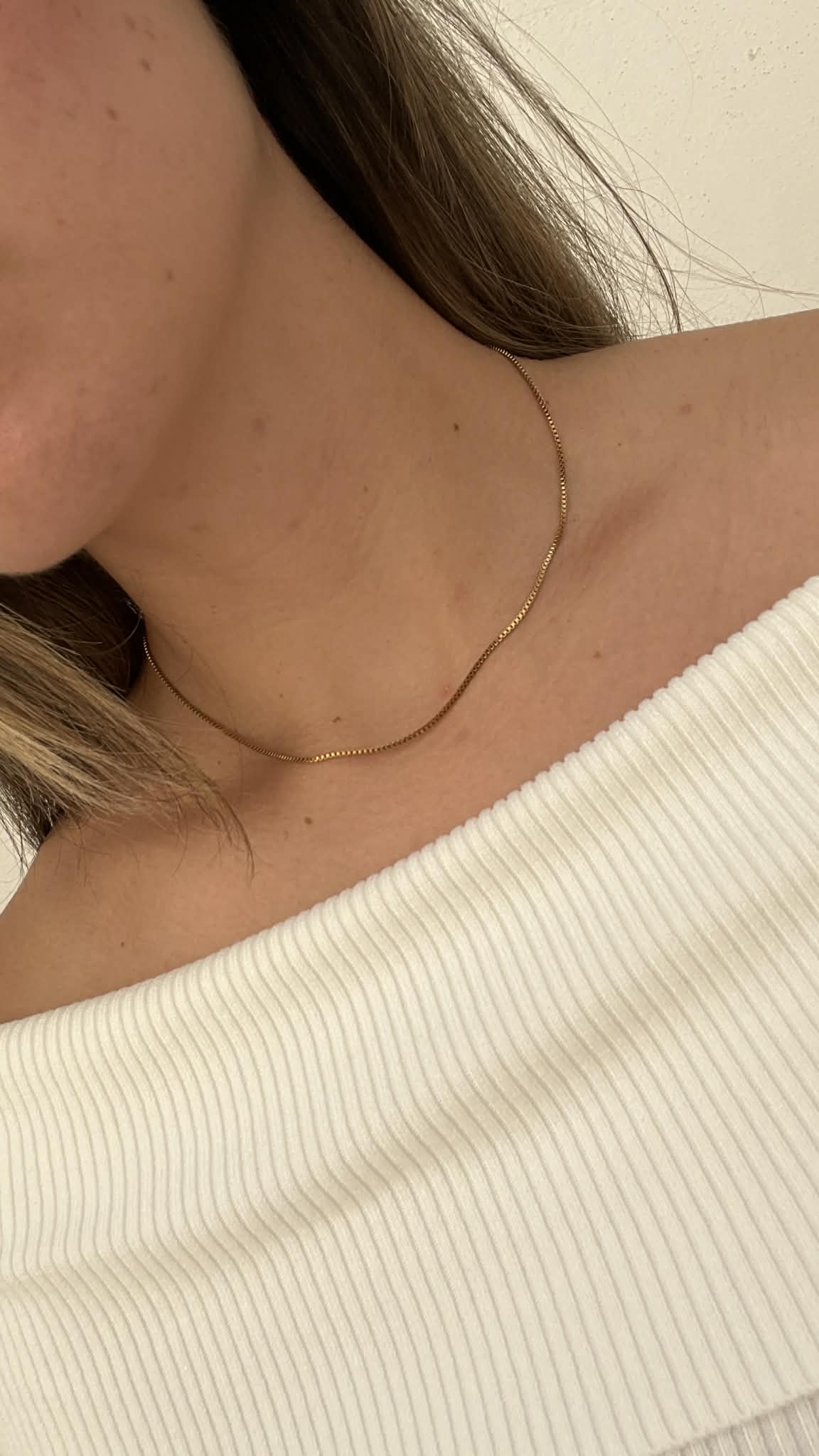 Essential Small Box Chain Necklace