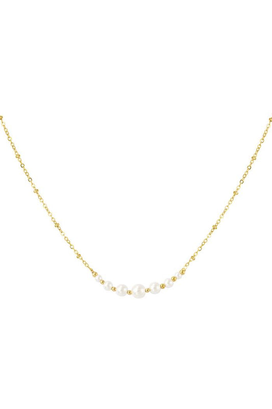 Pearl Classic Necklace - Gold