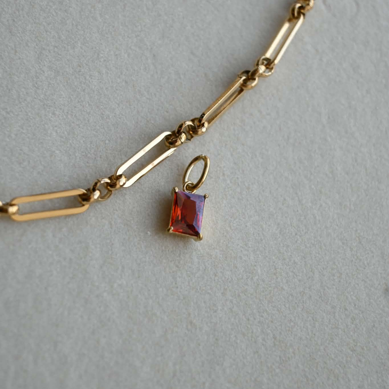 Birthstone Charm - January