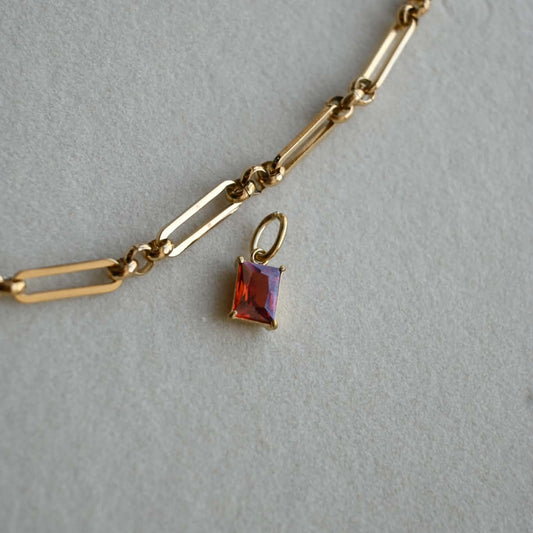 Birthstone Charm - January