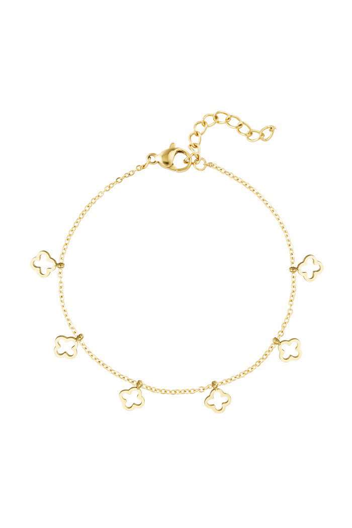 Bracelet Clover Charms - Gold