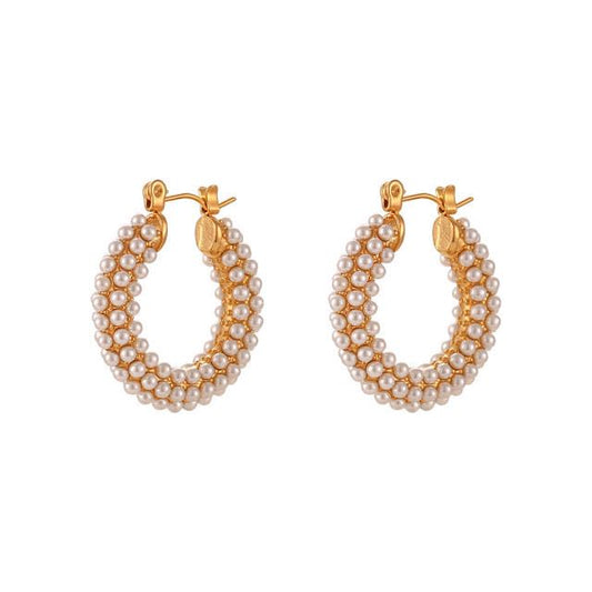 Pearl Hoops