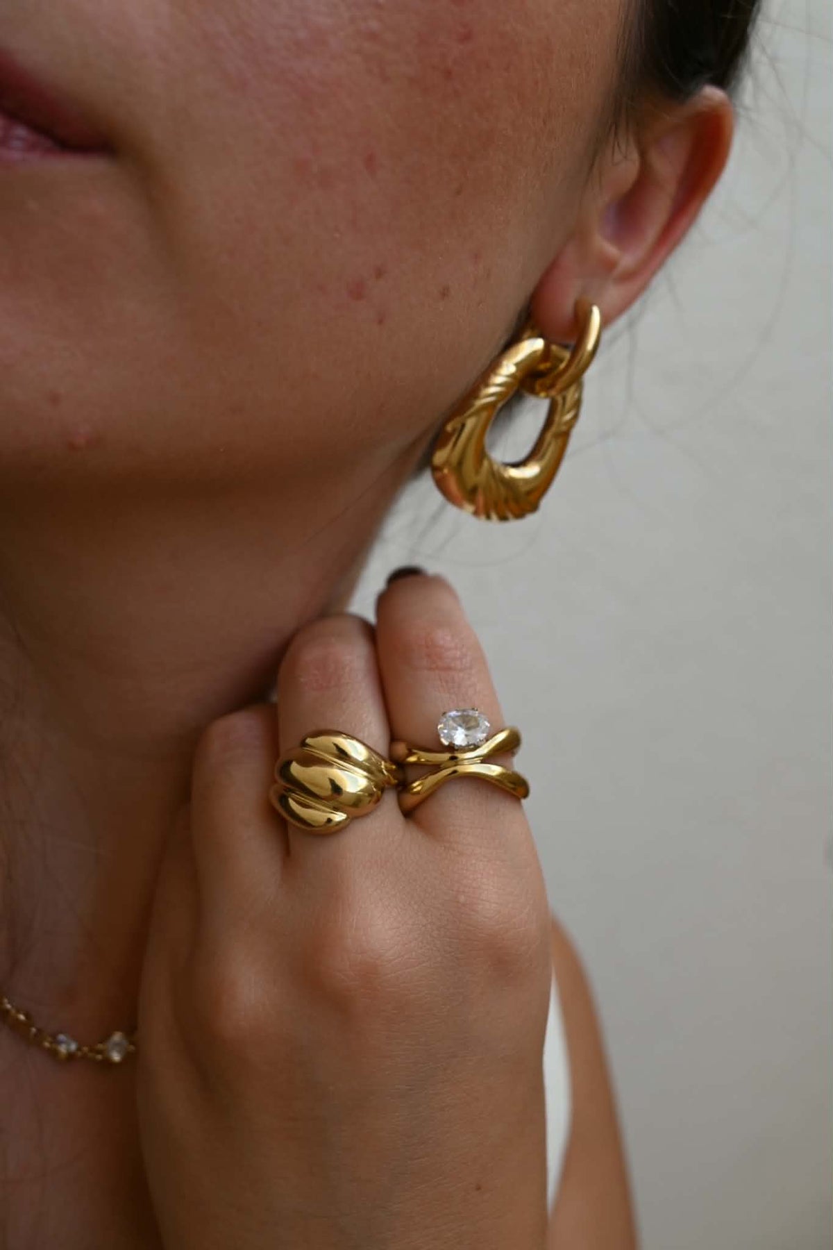Vintage Fold Earrings