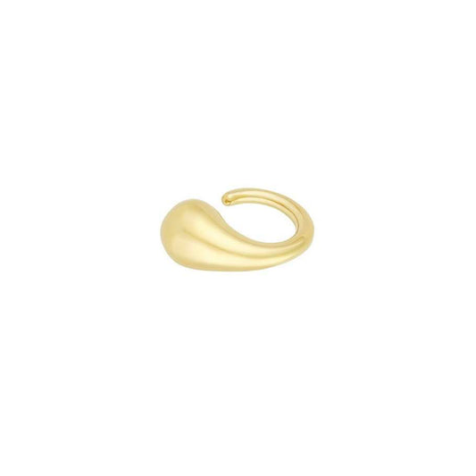 Drop Chunky Gold Ring