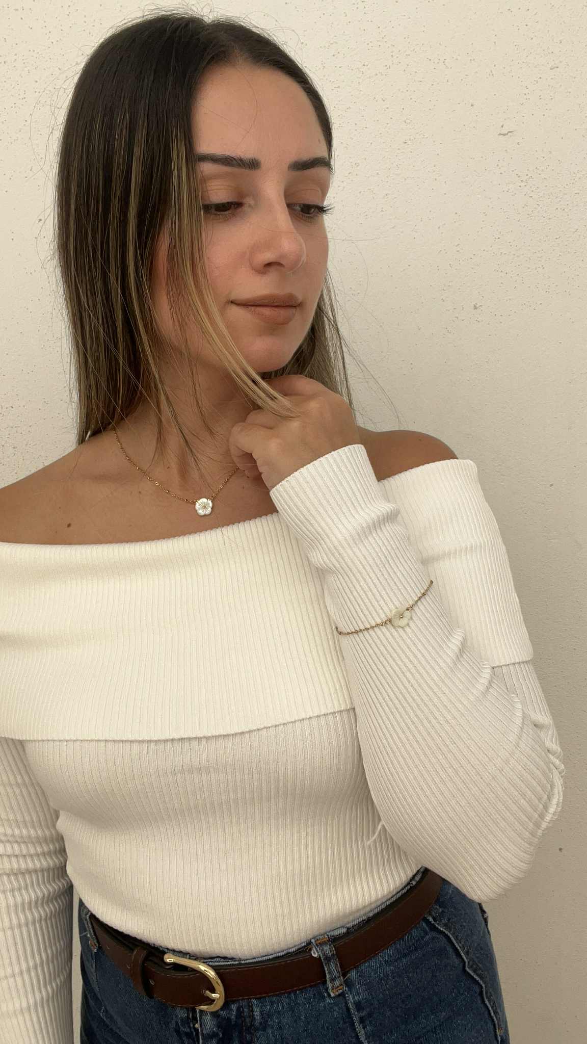 Shell Flower Bracelet