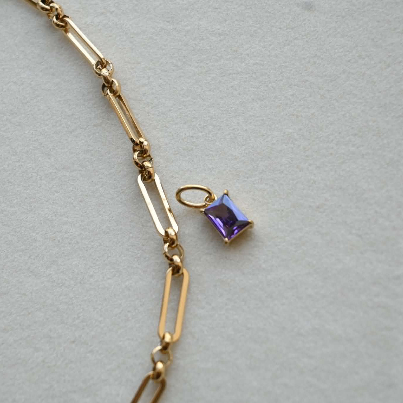 Birthstone Charm - February