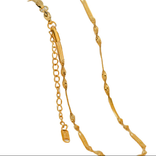 Snake Twist Chain Necklace