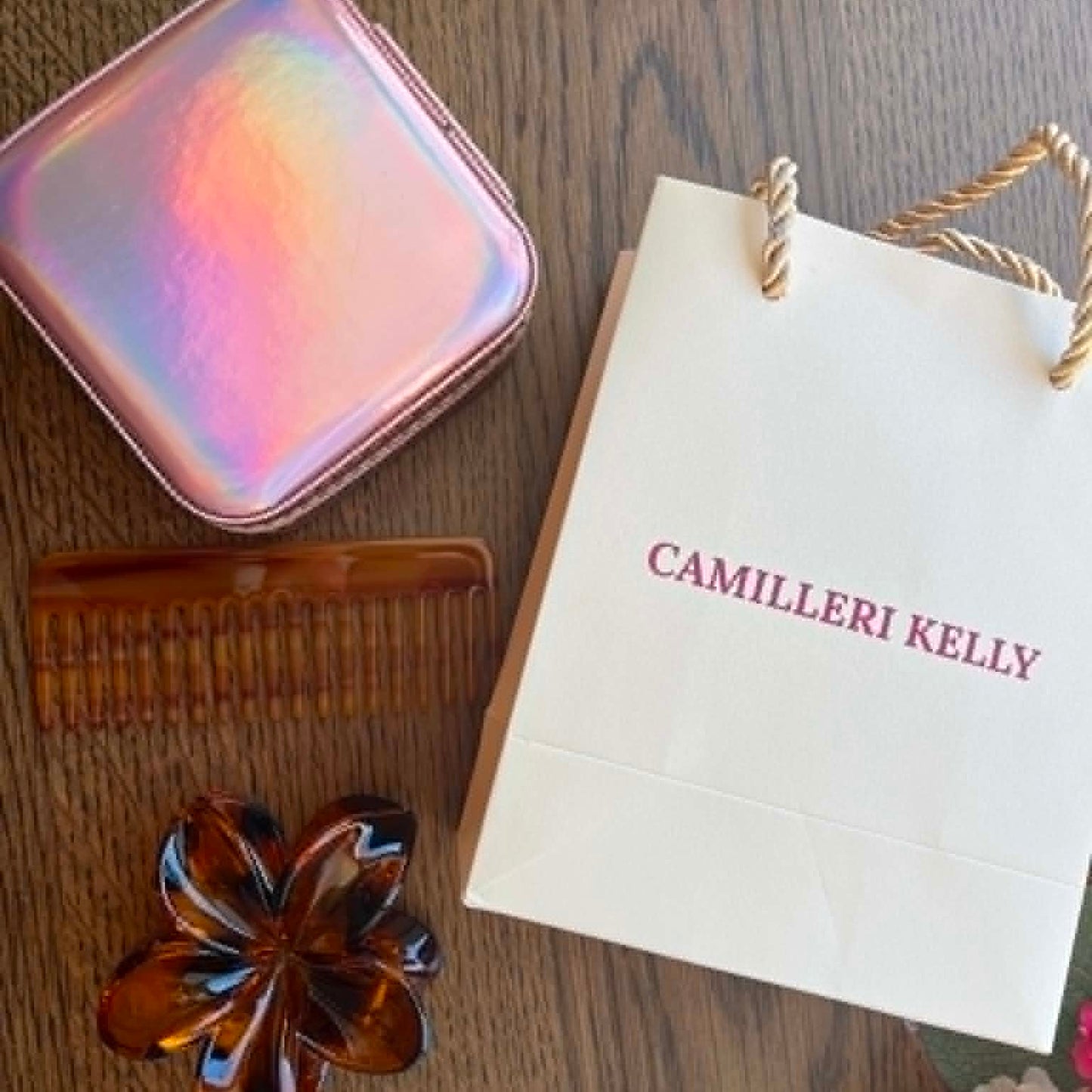 Beach / Travel Jewellery Box - Pink