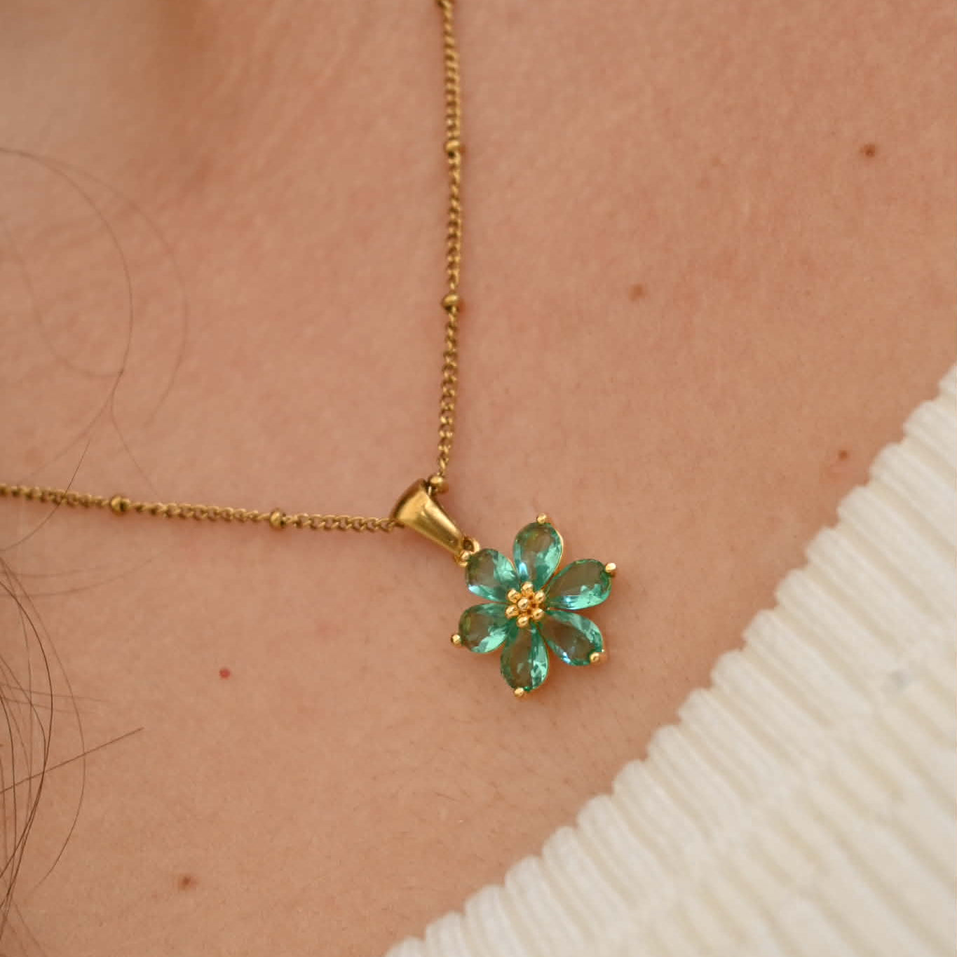 Fjura Charm - Aquamarine