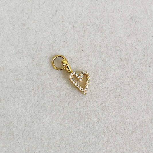 The Diamond Heart Charm