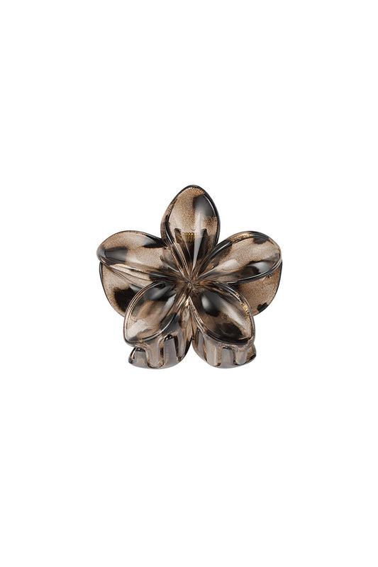 Flower Clip - Brown
