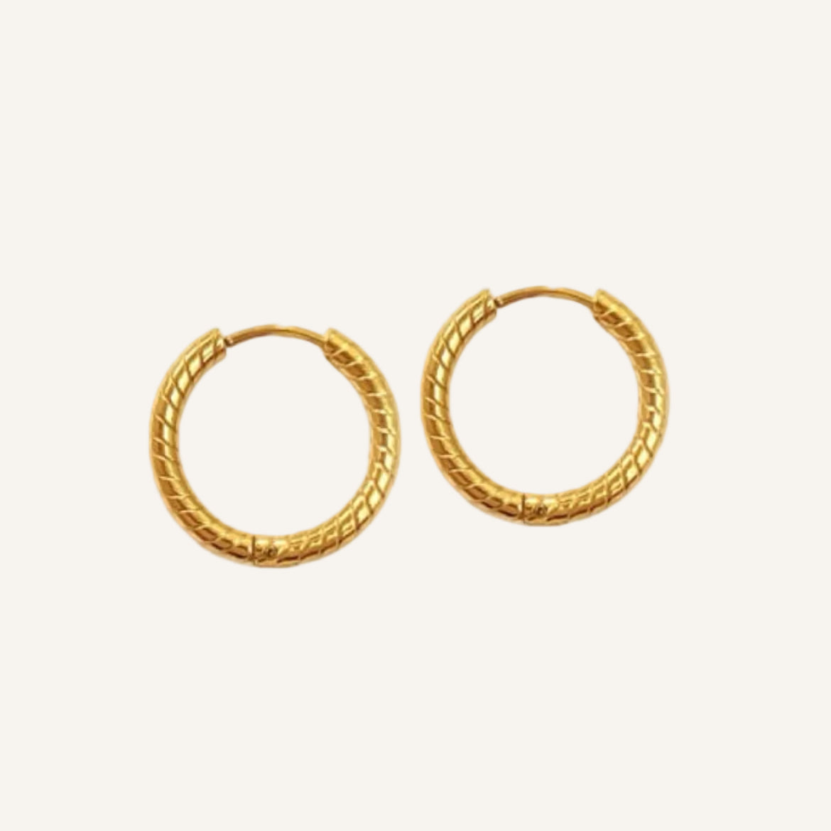Gold huggies - medium