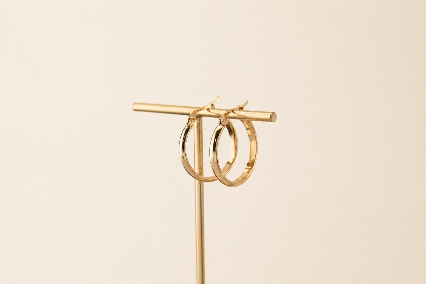The Mia Hoop - Small Gold