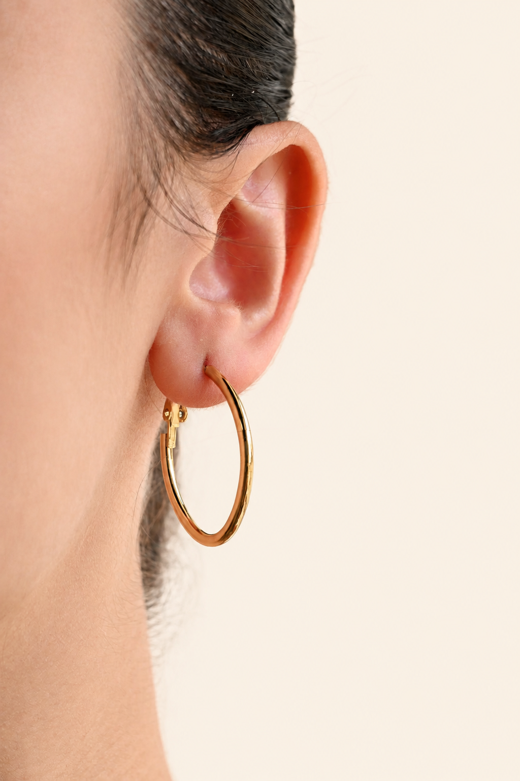 The Helena Hoop - Gold Small